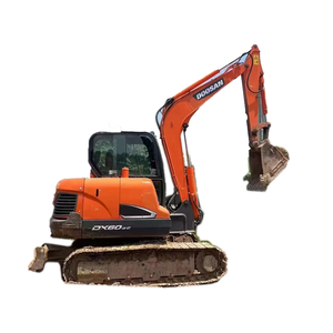 Excavadoras con motor EPA Excavadora sobre orugas usada Excavadora Doosan Dx60 con miniexcavadora en buenas condiciones - Product Image 1