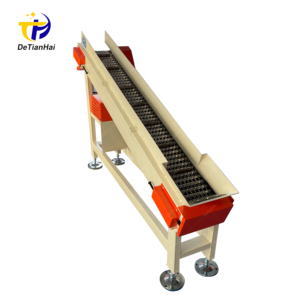 Küçük Boyutlu Menteşeli Tip Talaş Konveyörü Mini CNC Makinesi için Kompakt Çıtalı Bantlı Konveyör - Product Image 2