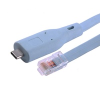 Cable USB Consola Cable 6 FT USB a RJ45 Adaptador Serial Compatible