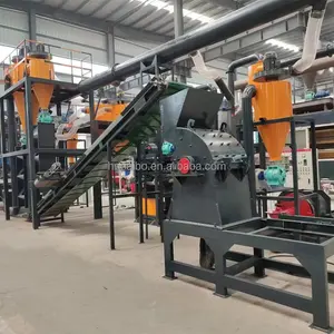 Mesin daur ulang papan sirkuit penghancur limbah E kepingan penghalus emas India