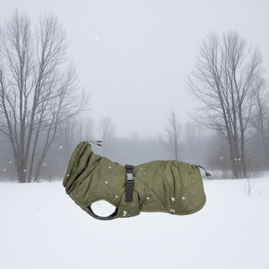 Abrigo para Perro Minot Talla XXL Verde Oliva Acolchado Chaqueta Cálida de Invierno para Perros - Product Image 3