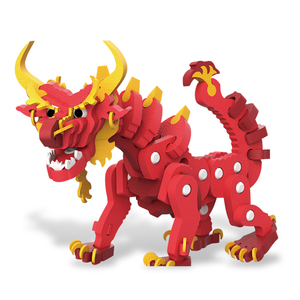 93 pièces <span class=keywords><strong>de</strong></span> blocs <span class=keywords><strong>de</strong></span> <span class=keywords><strong>construction</strong></span> <span class=keywords><strong>en</strong></span> <span class=keywords><strong>mousse</strong></span> EVA 3D pour enfants, puzzle éducatif, dragon <span class=keywords><strong>de</strong></span> feu - Product Image 1