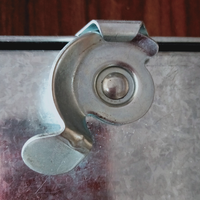 Loquet de ventilation galvanisé en acier inoxydable pour système CVC