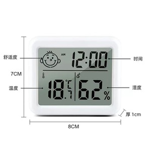 Medidor Digital de Temperatura y Humedad con Pantalla Grande de 8x7cm, Termómetro Interior CX-0813 - Product Image 1