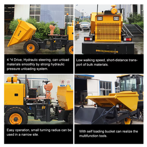 Hengwang Mini Diesel Engine <strong>Wheel</strong> Loader HWFCY-30 HWFCY-50 Wheeled <strong>Power</strong> <strong>Barrow</strong> Changchai Core Components Mini Loader - Product Image 6