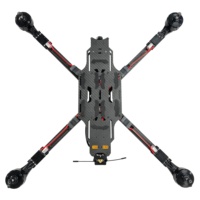 Drone FPV DroView à forte charge utile 13 15 pouces, avec VTX 3.3-6G 2.5-10W VRX 433 750Mhz Caméra TI/IR, Drone de course longue distance FPV