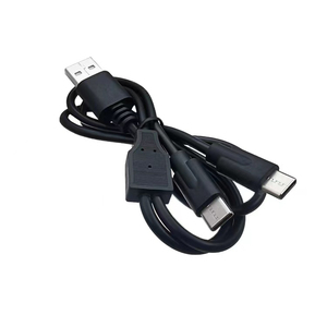 USB a Male to 2 Type-c Male Splitter <b>Data</b> Sync <b>Cable</b> USB 2.0 a Male to Double Usb Type c Y Splitter Power <b>Cable</b> - Product Image 3