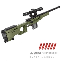 Senapan Sniper Model Perang Dunia Xingbao Military 24002 dengan Set Senjata Blok Bangunan untuk Anak-anak