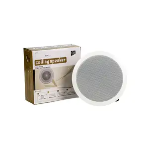 Excellent Audio Quality Power 5w Active Ceiling Speakers 100v On Ceiling 6inch Speakers For Indoor