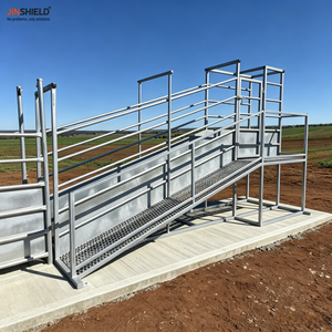 Rampe pour bétail réglable avec plusieurs positions de hauteur et broches de verrouillage - Product Image 6
