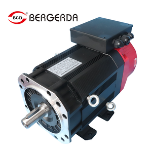 มอเตอร์ขับแกนหมุนสามเฟส 380V AC ยี่ห้อ Bergerda ได้รับการรับรองมาตรฐาน CE กำลังไฟ 1-11KW ความเร็วรอบ 6000 รอบต่อนาที 50/60Hz ประสิทธิภาพ IE3 ป้องกันน้ำหยด - Product Image 3
