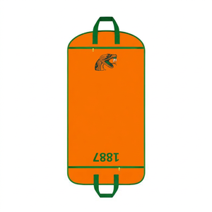 Sac à vêtements personnalisable de haute qualité FAMU Florida A&M University, grande capacité, pliable, en coton tissé, fermeture éclair tendance - Product Image 1