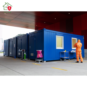 Casa Contenedor Hospitalaria de Paneles Sándwich Portátil de Instalación Rápida, 20 pies 40 pies, Oficina Industrial, Dormitorio, Villa Antisísmica - Product Image 1