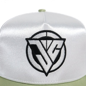 5 Panel Baseball Hut Satin Seide Material 100% Polyester Anpassen Logos Marke Inside <span class=keywords><strong>Label</strong></span> Adjust Snapback Hut - Product Image 6
