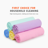 Serviette en chamois artificielle rectangulaire à forte absorption et durable, conçue pour le nettoyage de la cuisine