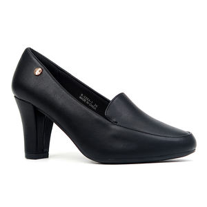 OEM ODM-<span class=keywords><strong>mocasines</strong></span> sin cordones con punta estrecha para <span class=keywords><strong>mujer</strong></span>, zapatos de tacón alto grueso, 2023 - Product Image 4