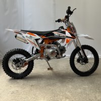 Moto tout-terrain 125cc 4 temps haute performance pour virages rapides et sentiers – Enduro à essence