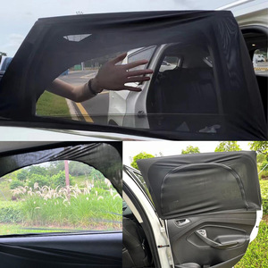 Parasoles Laterales para Ventanas de Coche con Cierre, Malla Transpirable, Ajuste Universal para Puertas de Coche - Product Image 4