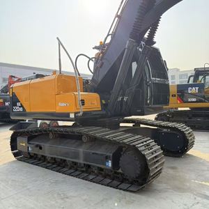 Excavatrice sur chenilles Hyundai 220HX d'occasion, 22 tonnes, moteur japonais, excellent état, pour inspection vidéo, garantie après-vente 1 an - Product Image 2