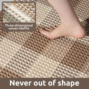 סקיי מרית וופל רך חדש מותאם אישית נבדק רך דלת מחצלת אמבט סופג סופר רצפת חדר אמבטיה מחצלת - Product Image 3