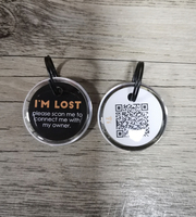 Individueller Epoxid-RFID-NFC-Hunde-Haustiermarken-Identifikationsanhänger, wasserdicht, programmierbar, mit QR-Code und NFC