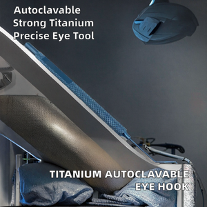 Gancho Quirúrgico Oftálmico Phaco Chopper para Párpado Doble, de Acero Autoclavable, Manual, Instrumento Oftálmico Clase I - Product Image 2