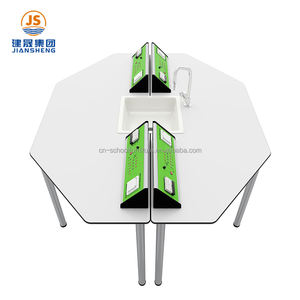 Table de laboratoire de chimie durable avec chaises Tables de laboratoire en métal pour salle de classe scientifique scolaire - Product Image 6