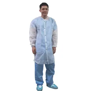 Hospital Uniform Non-woven Lab Coat Factory Wholesale Breathable Disposable Woven Uniform Scrubs Uniforms Sets Nurse