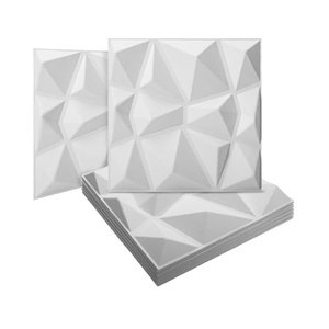 Art3d 20-Pack <span class=keywords><strong>3d</strong></span> Witte Akoestische Panelen 11.8 \ "X11.8 \" Diamant Ontwerp Geluiddicht Accent Muur En Speelpanelen Voor Woonkamer - Product Image 2