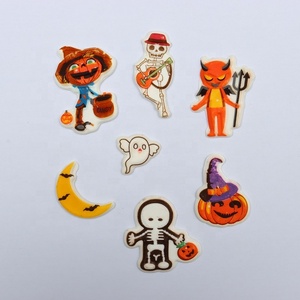 Décorations comestibles pour gâteaux d'<span class=keywords><strong>Halloween</strong></span>, glaçage sucré fantôme citrouille, <span class=keywords><strong>décoration</strong></span> effrayante pour les fournitures de pâtisserie de fête - Product Image 4