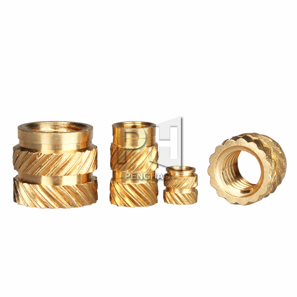 M1.6 M2 M3 M4 M5 M6 вставка накатанные гайки латунные термоплавкие вставки гайки нагревательное формование медная резьба вставки гайка