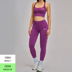 Conjunto de Yoga sin Costuras para <span class=keywords><strong>Mujer</strong></span>, Traje Deportivo <span class=keywords><strong>Azul</strong></span> Klein, Sujetador Deportivo, Leggings de Cintura Alta, Conjunto de 2 Piezas para Entrenamiento, Ropa Deportiva para Verano - Product Image 4