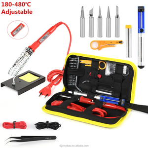 Kit de fers à <span class=keywords><strong>souder</strong></span> électriques à température régulée, <span class=keywords><strong>fer</strong></span> à <span class=keywords><strong>souder</strong></span> électrique haute puissance 80w pour la réparation de téléphones mobiles - Product Image 1