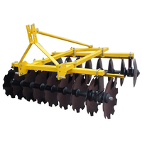Herse à disques robuste montée sur tracteur avec moteur pour rizières et jardins potagers sur terres arides