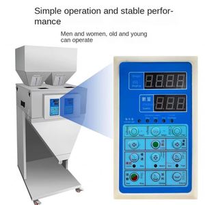 Machine de remplissage automatique de granulés, poudres (avoine, épices, café, thé, protéines), céréales et distributeur de pesage pour aliments pour chiens en vrac - Product Image 2