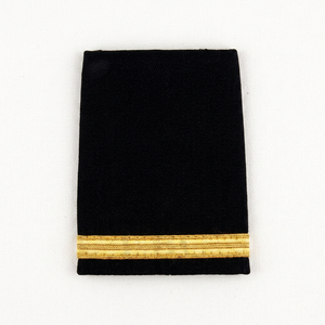 Épaulettes de pilote privées de haute qualité OEM pour pilote de jet privé, co-pilote, rayures en or ou en argent, grades du personnel du jet - Product Image 1