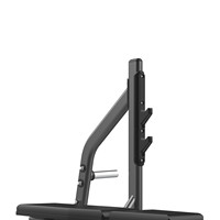 Banc plat robuste pour entraînement avec barre et haltères, banc de fitness stable pour la musculation