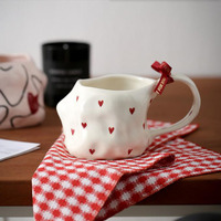 Mug en céramique pour le petit-déjeuner, lait, peint à la main, simple et créatif, exquis, couple, tasse à café