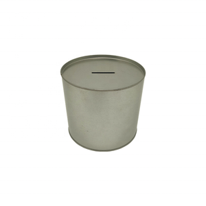 Fábrica al por mayor impresión personalizada hojalata redonda almacenamiento ahorro olla Paquete de metal hucha lata - Product Image 4