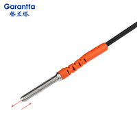 Câble de capteur à fibre optique Garantta M3 M4 M6 avec sonde coudée pour capteur amplificateur optique à fibre NPN PNP
