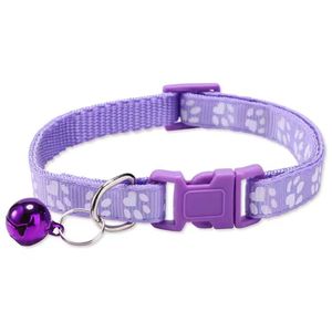 Verstellbares Haustier halsband mit individueller Logo-Sicherheits-Trenn schnalle und Katzen-/Hunde glocke mit Pfoten abdruck - Product Image 6
