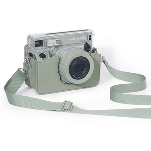<span class=keywords><strong>Fujifilm</strong></span> Wide 400 étui de protection pour <span class=keywords><strong>appareil</strong></span> <span class=keywords><strong>photo</strong></span> sac instantané en cuir vintage pour la photographie <span class=keywords><strong>housse</strong></span> de rangement en matériau PU - Product Image 2