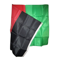 Drapeaux de tous les pays fabriqués en usine, bannières personnalisées, drapeau afghan 3x5 pieds en polyester, drapeau national afghan en polyester avec œillets