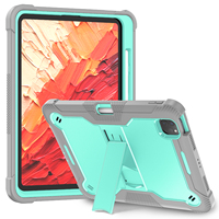 Étui robuste antichoc en silicone et PC pour tablette avec support rotatif à 360° et support magnétique pour stylet pour iPad Air 4 iPad Air 5 10.9 Vente en gros
