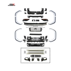 Kit de carrosserie de conversion GBT Modellista, pièces extérieures pour <span class=keywords><strong>Toyota</strong></span> LC200 2016-2020 vers modèle <span class=keywords><strong>300</strong></span>, lèvres de pare-chocs - Product Image 2