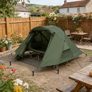 Tente de camping individuelle professionnelle avec cadre <span class=keywords><strong>en</strong></span> aluminium robuste et tissu durable pour une utilisation à long terme - Product Image 1
