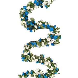 Guirlandes de roses artificielles, 45 têtes, 200 cm, fleurs en soie, décoration pour salon, plafond et enroulement de tuyaux de climatiseur - Product Image 2