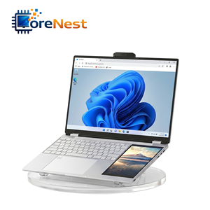 CoreNest Nuevo Portátil 2026 de 15.6 Pulgadas con Pantalla Doble, Intel N95, 16GB de <span class=keywords><strong>RAM</strong></span>, con Sub-Pantalla Táctil de 7 Pulgadas, Portátil Empresarial - Product Image 2