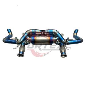 Échappement Vortex Titanium Valvetronic pour Audi R8 V10 2024-2025, silencieux de performance bleu, système de pot d'échappement à découpe en forme de pie, kit - Product Image 1