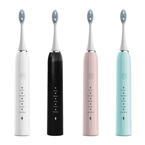 Usb Rechargeable Pink Odm Cheap Automatic <strong>Sonic</strong> High Quality Matter Black Slim Ultrasonic Battery Designer Electric Toothbrush - Product Image 1